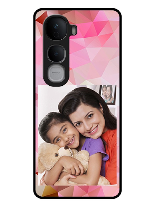 Custom Vivo Y400 Pro 5G Custom Glass Phone Case - Abstract Triangle Design