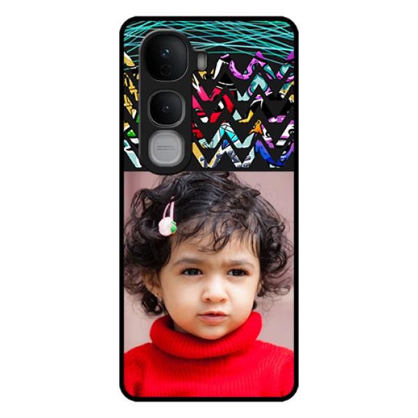 Vivo Y400 Pro 5G Custom Glass Phone Case - Neon Abstract Design