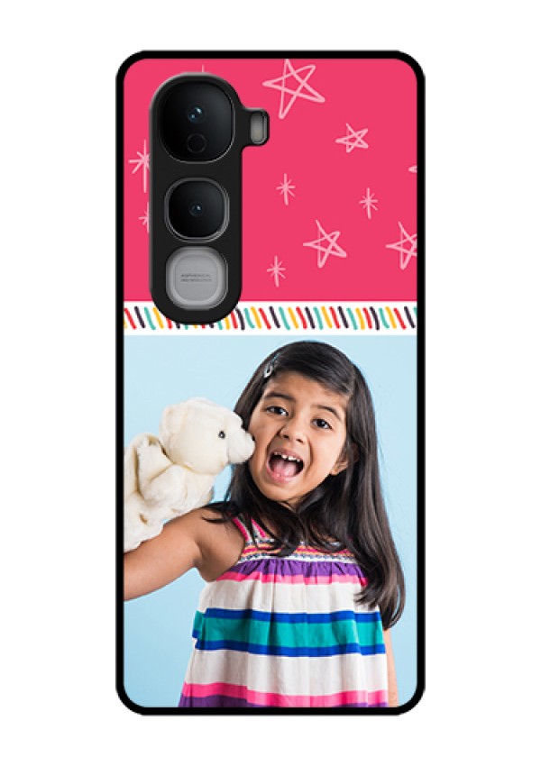 Vivo Y400 Pro 5G Custom Glass Phone Case - Line Art Design