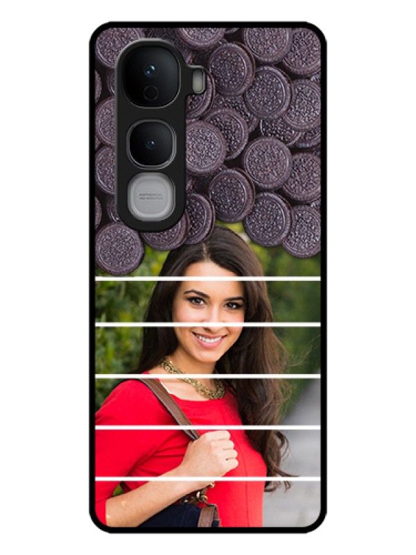 Custom Vivo Y400 Pro 5G Custom Glass Phone Case - With Oreo Biscuit Design