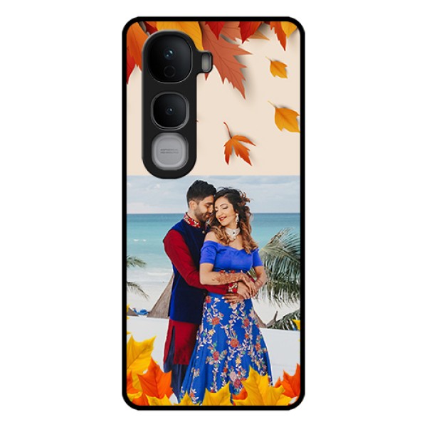 Vivo Y400 Pro 5G Custom Glass Phone Case - Autumn Maple Leaves Design Vivo Y400 Pro 5G Custom Glass Phone Case - Autumn Maple Leaves Design