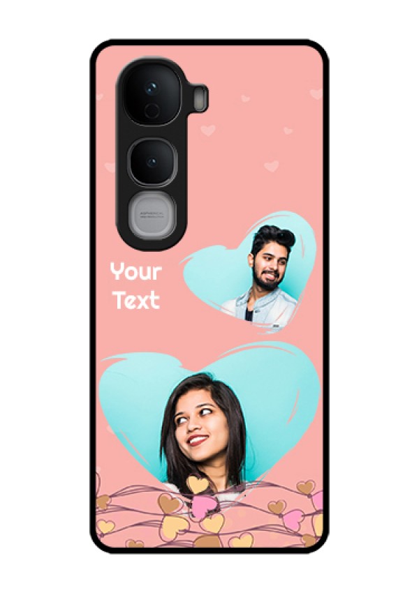 Vivo Y400 Pro 5G Custom Glass Phone Case - Love Doodle Design