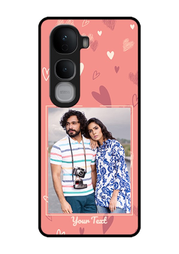 Vivo Y400 Pro 5G Custom Glass Phone Case - Love Doodle Art Design