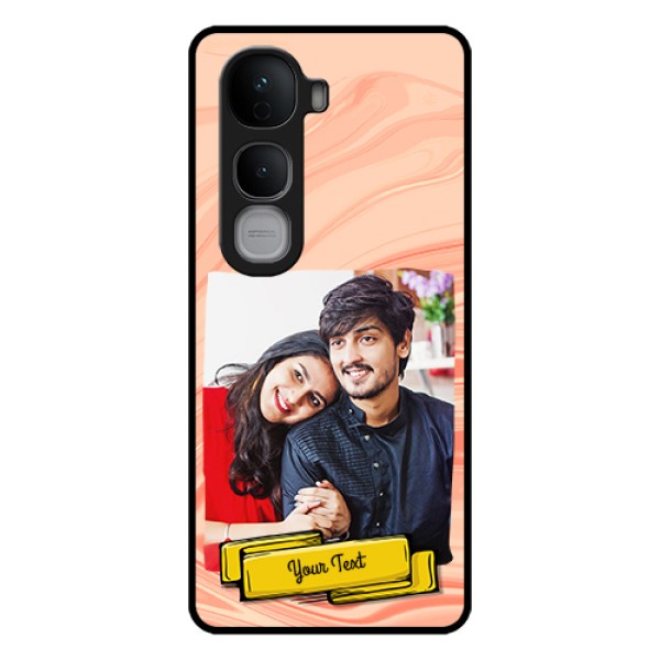 Vivo Y400 Pro 5G Custom Glass Phone Case - Marble Texture Design