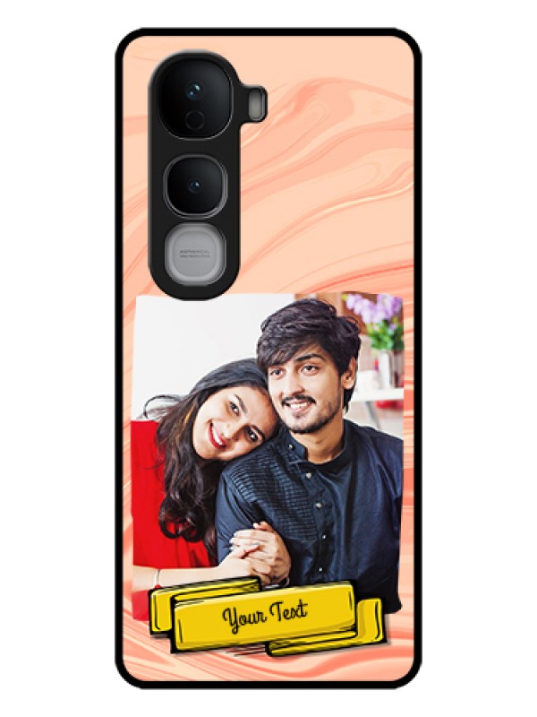 Custom Vivo Y400 Pro 5G Custom Glass Phone Case - Marble Texture Design