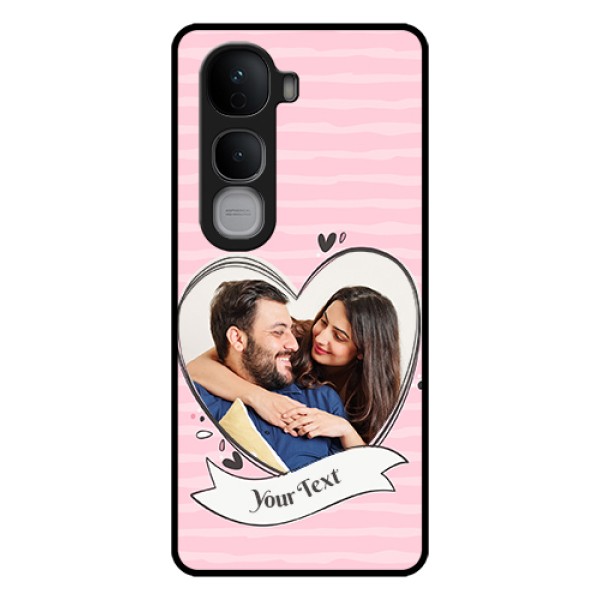 Vivo Y400 Pro 5G Custom Glass Phone Case - Vintage Heart Design