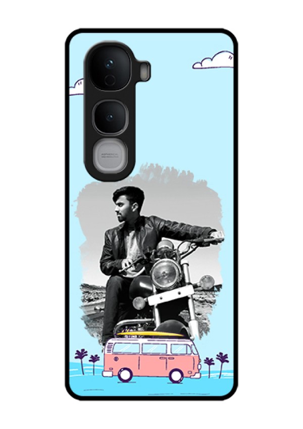 Vivo Y400 Pro 5G Custom Glass Phone Case - Travel & Adventure Design