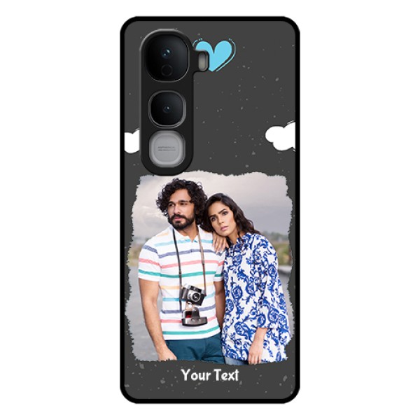 Vivo Y400 Pro 5G Custom Glass Phone Case - Splashes With Love Doodles Design Vivo Y400 Pro 5G Custom Glass Phone Case - Splashes With Love Doodles Design