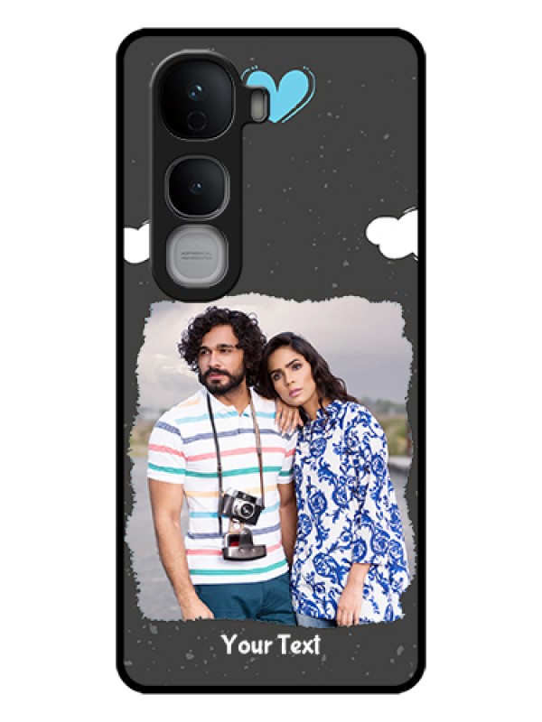 Custom Vivo Y400 Pro 5G Custom Glass Phone Case - Splashes With Love Doodles Design