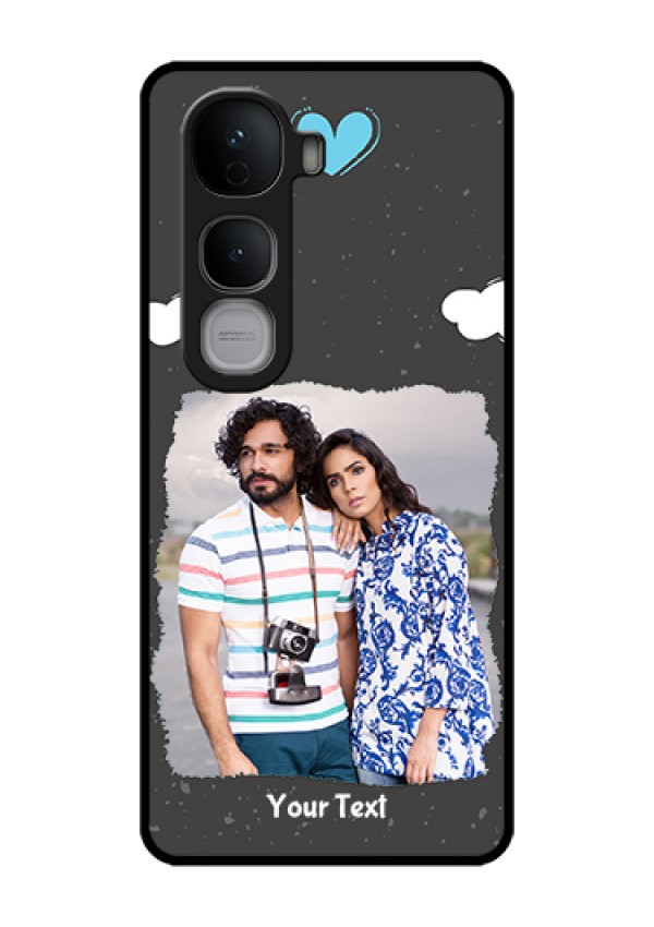 Vivo Y400 Pro 5G Custom Glass Phone Case - Splashes With Love Doodles Design