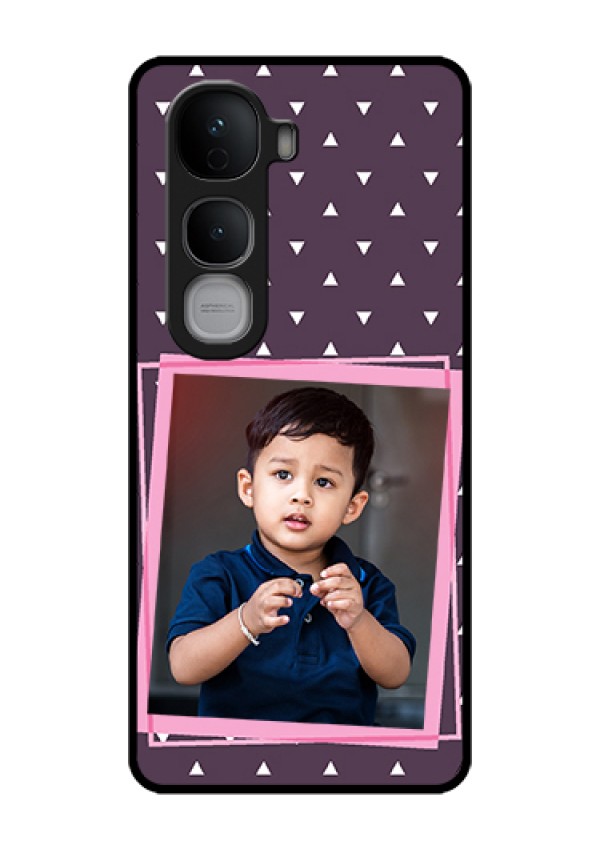Vivo Y400 Pro 5G Custom Glass Phone Case - Triangle Pattern Dotted Design