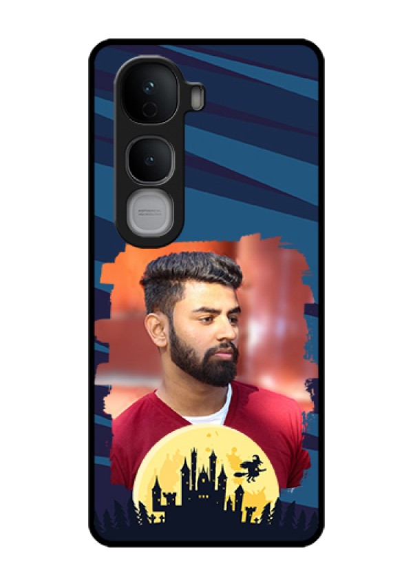 Vivo Y400 Pro 5G Custom Glass Phone Case - Halloween Witch Design