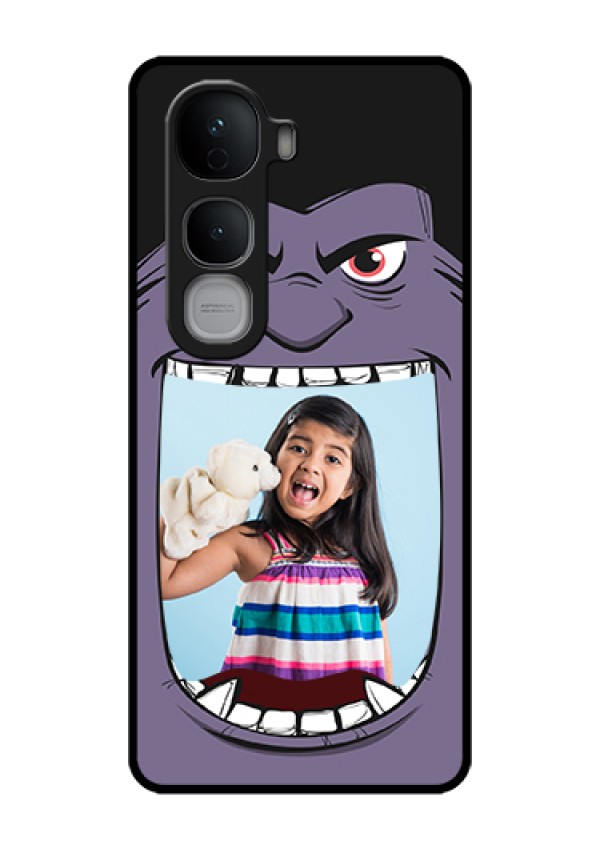 Vivo Y400 Pro 5G Custom Glass Phone Case - Angry Monster Design