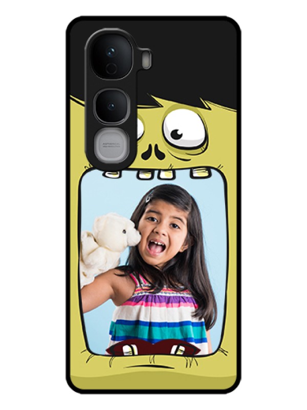 Custom Vivo Y400 Pro 5G Custom Glass Phone Case - Cartoon Monster Back Case Design