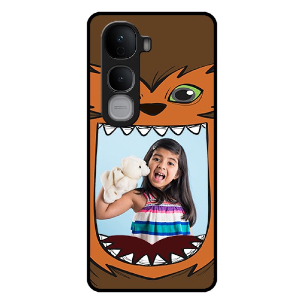 Vivo Y400 Pro 5G Custom Glass Phone Case - Owl Monster Back Case Design Vivo Y400 Pro 5G Custom Glass Phone Case - Owl Monster Back Case Design