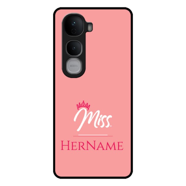 Vivo Y400 Pro 5G Custom Glass Phone Case - Mrs With Name Design