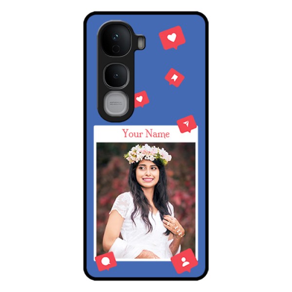 Vivo Y400 Pro 5G Custom Glass Phone Case - Like Share And Comment Design Vivo Y400 Pro 5G Custom Glass Phone Case - Like Share And Comment Design
