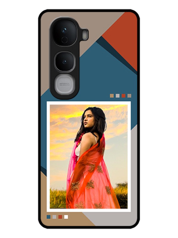 Custom Vivo Y400 Pro 5G Custom Glass Phone Case - Retro Color Pallet Design