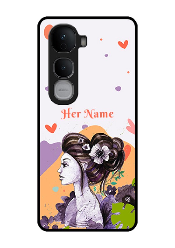 Vivo Y400 Pro 5G Custom Glass Phone Case - Woman And Nature Design