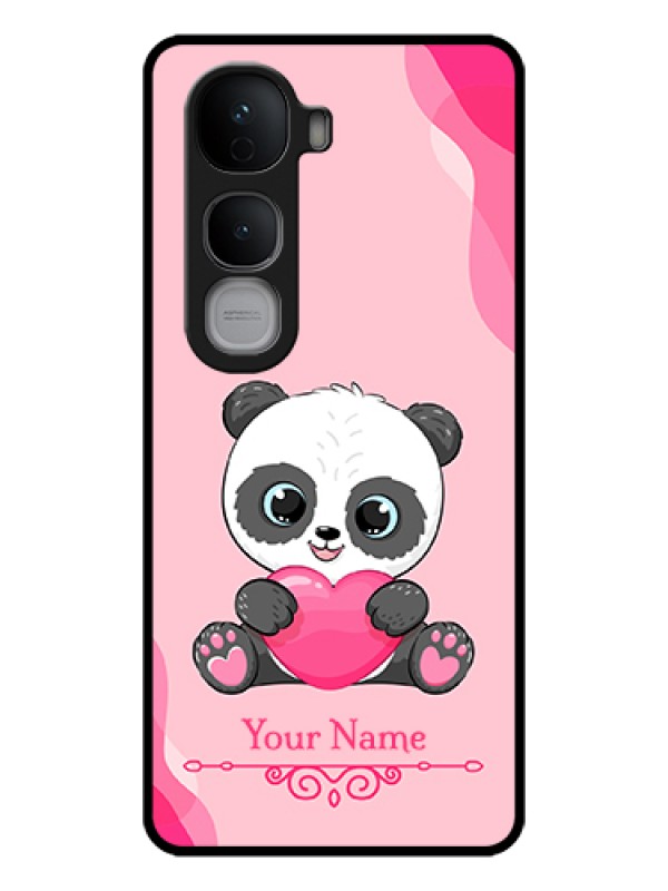Custom Vivo Y400 Pro 5G Custom Glass Phone Case - Cute Panda Design
