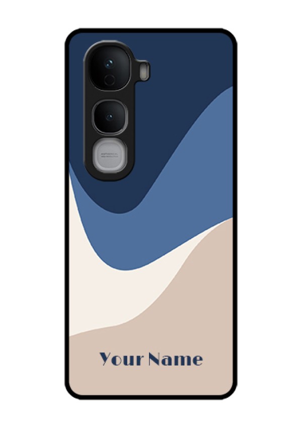 Vivo Y400 Pro 5G Custom Glass Phone Case - Abstract Drip Art Design