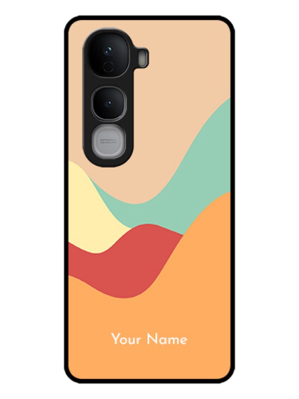 Custom Vivo Y400 Pro 5G Custom Glass Phone Case - Ocean Waves Multi - Colour Design