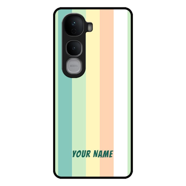 Vivo Y400 Pro 5G Custom Glass Phone Case - Multi - Colour Stripes Design Vivo Y400 Pro 5G Custom Glass Phone Case - Multi - Colour Stripes Design