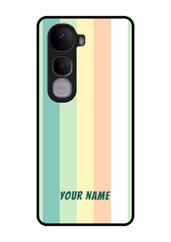 Vivo Y400 Pro 5G Custom Glass Phone Case - Multi - Colour Stripes Design