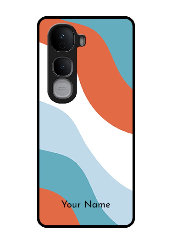 Vivo Y400 Pro 5G Custom Glass Phone Case - Coloured Waves Design