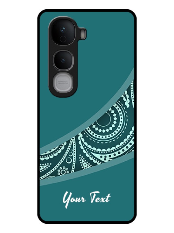 Custom Vivo Y400 Pro 5G Custom Glass Phone Case - Semi Visible Floral Design