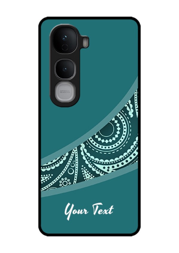 Vivo Y400 Pro 5G Custom Glass Phone Case - Semi Visible Floral Design