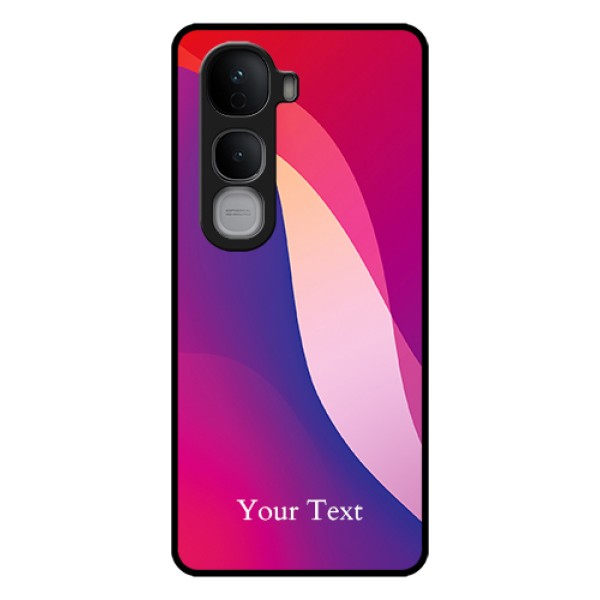 Vivo Y400 Pro 5G Custom Glass Phone Case - Digital Abstract Overlap Design Vivo Y400 Pro 5G Custom Glass Phone Case - Digital Abstract Overlap Design