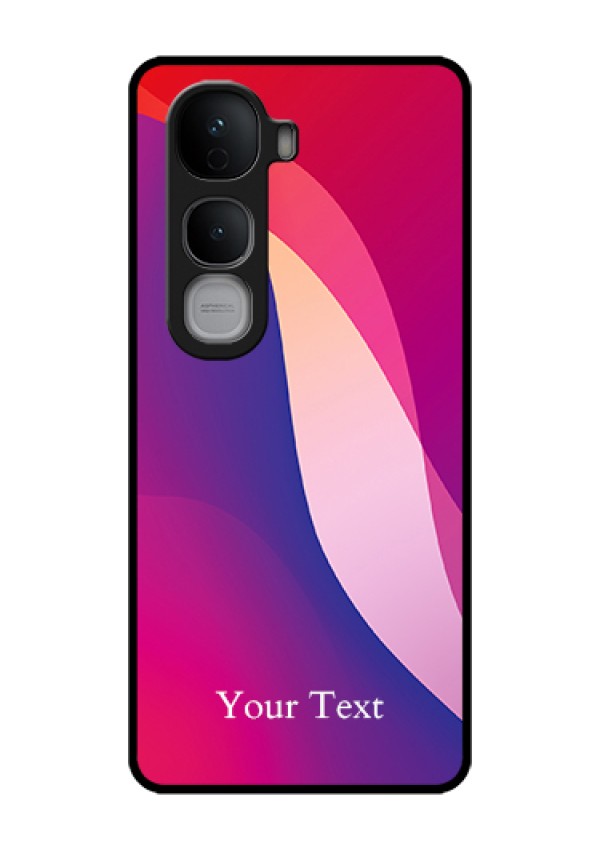 Vivo Y400 Pro 5G Custom Glass Phone Case - Digital Abstract Overlap Design