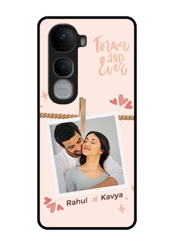 Vivo Y400 Pro 5G Custom Glass Phone Case - Forever And Ever Love Design