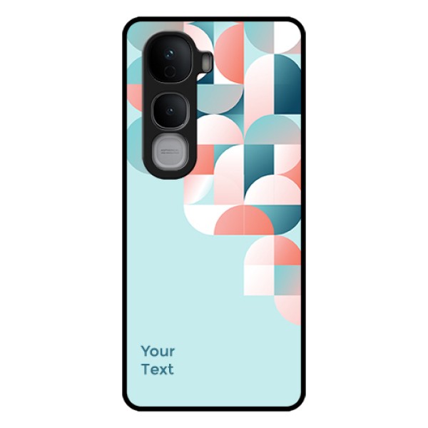 Vivo Y400 Pro 5G Custom Glass Phone Case - Stylish Semi - Circle Pattern Design
