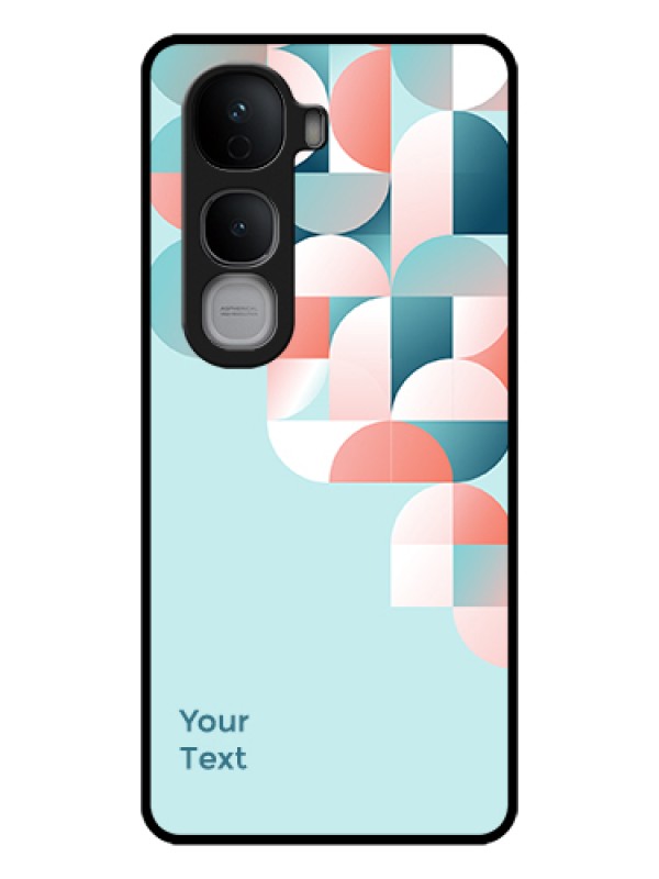 Custom Vivo Y400 Pro 5G Custom Glass Phone Case - Stylish Semi - Circle Pattern Design