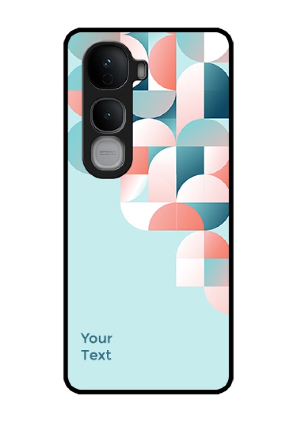 Vivo Y400 Pro 5G Custom Glass Phone Case - Stylish Semi - Circle Pattern Design
