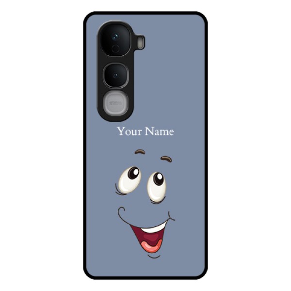 Vivo Y400 Pro 5G Custom Glass Phone Case - Laughing Cartoon Face Design