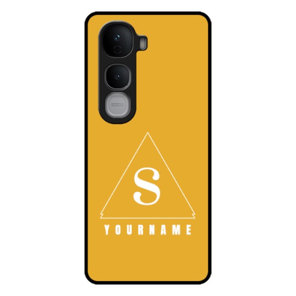 Vivo Y400 Pro 5G Custom Glass Phone Case - Simple Triangle Design