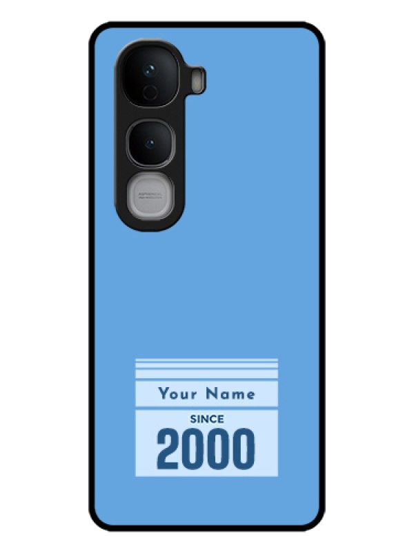 Custom Vivo Y400 Pro 5G Custom Glass Phone Case - Custom Year Of Birth Design