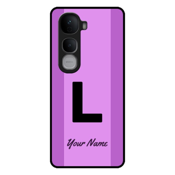 Vivo Y400 Pro 5G Custom Glass Phone Case - Tricolor Custom Text Design