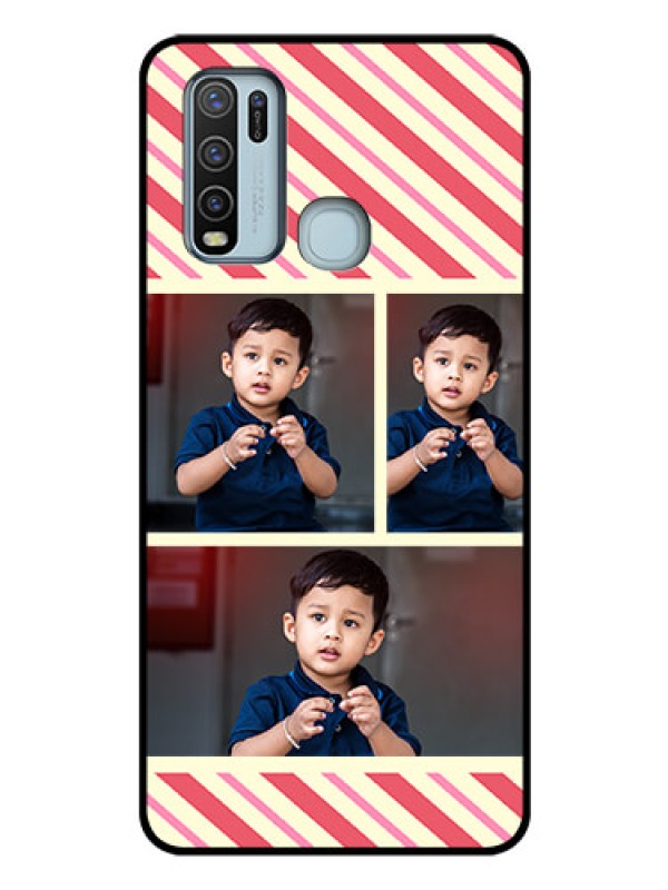 Custom Vivo Y50 Personalized Glass Phone Case  - Picture Upload Mobile Case Design