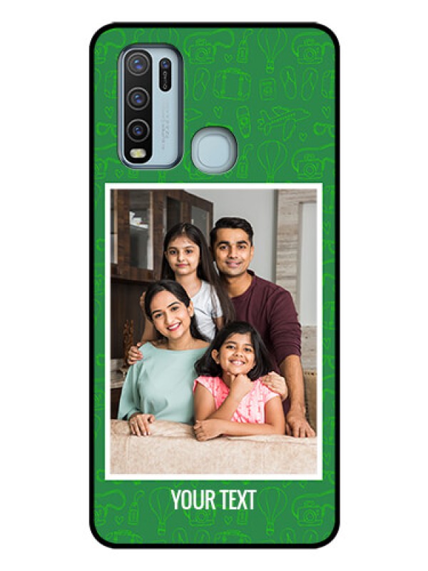 Custom Vivo Y50 Personalized Glass Phone Case  - Picture Upload Design