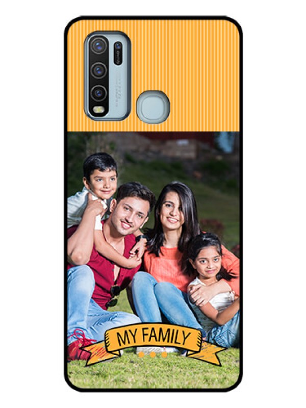 Custom Vivo Y50 Custom Glass Phone Case  - My Family Design