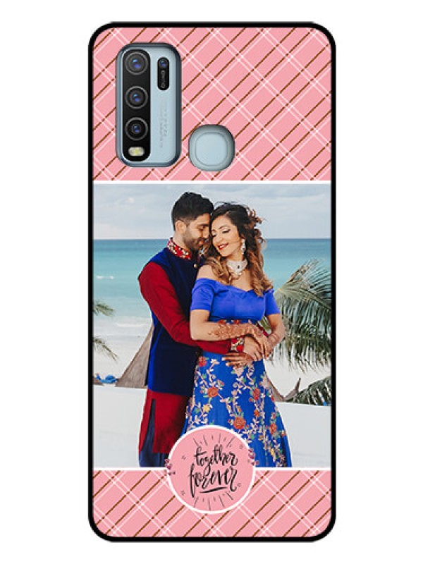 Custom Vivo Y50 Personalized Glass Phone Case  - Together Forever Design