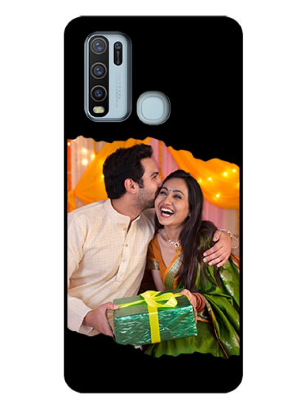 Custom Vivo Y50 Custom Glass Phone Case - Tear-off Design