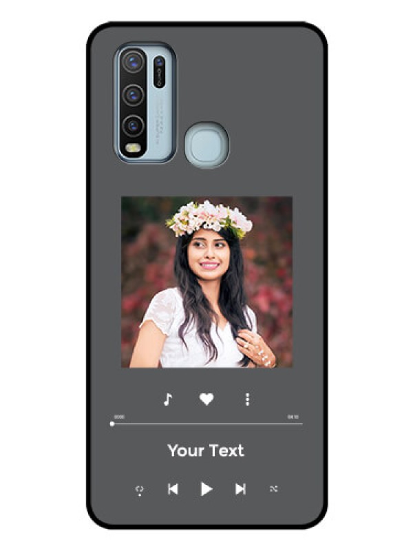 Custom Vivo Y50 Custom Glass Mobile Case - Play The Music Design