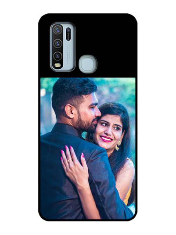 Custom Vivo Y50 Custom Glass Phone Case - Upload Full Picture With Custom Color Design