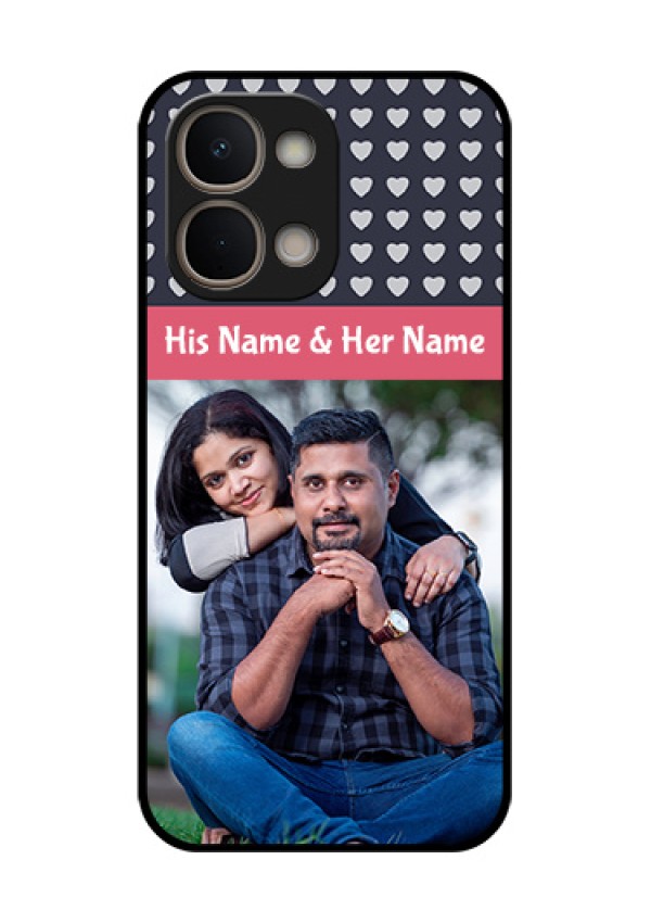 Vivo Y51 Pro 5G Custom Glass Phone Case - Love Symbols Design