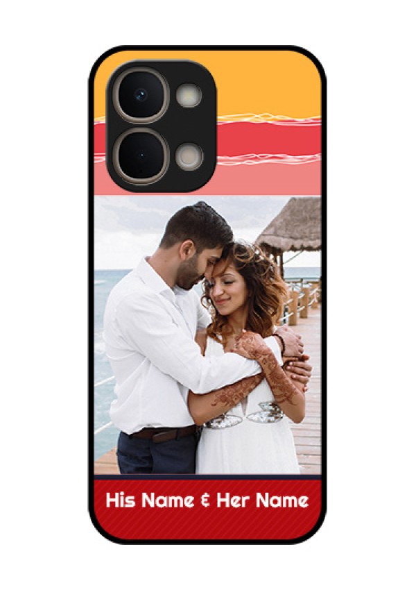 Vivo Y51 Pro 5G Custom Glass Phone Case - Colorful Case Design